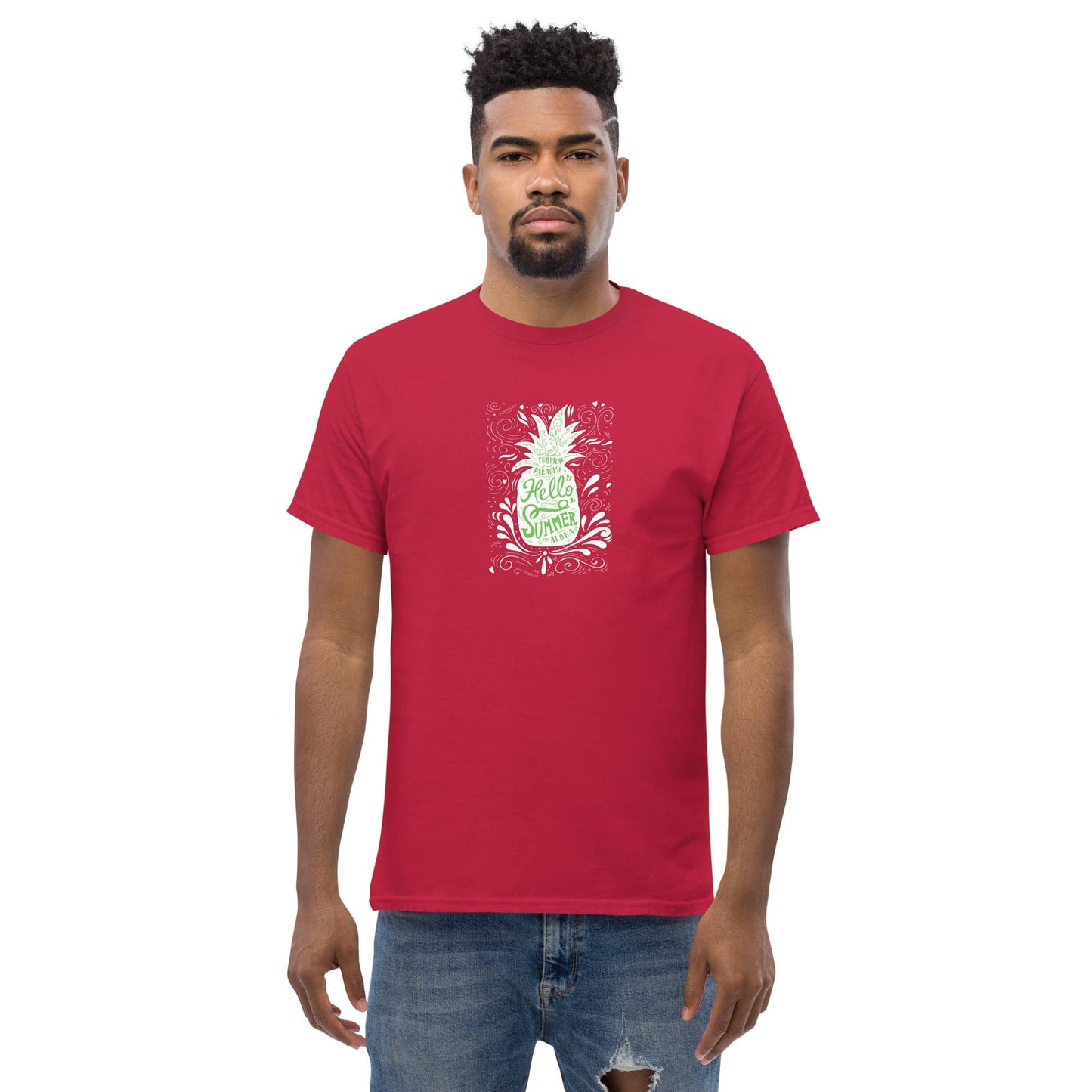 Art T-shirt Design Tee • Man / Woman • [s-xl] - Cardinal / s