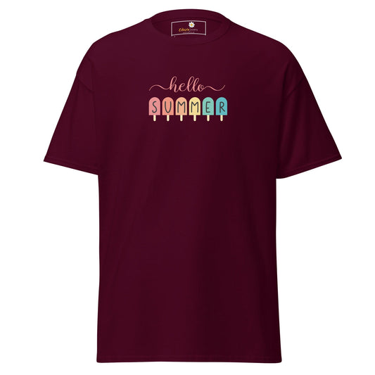 Art T-shirt Design Tee • Man / Woman • [s-xl] - Maroon / s