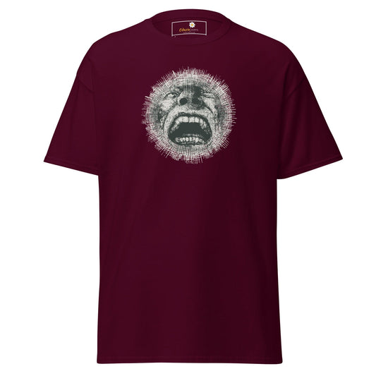 Art T-shirt Design Tee • Man / Woman • [s-xl] - Maroon / s