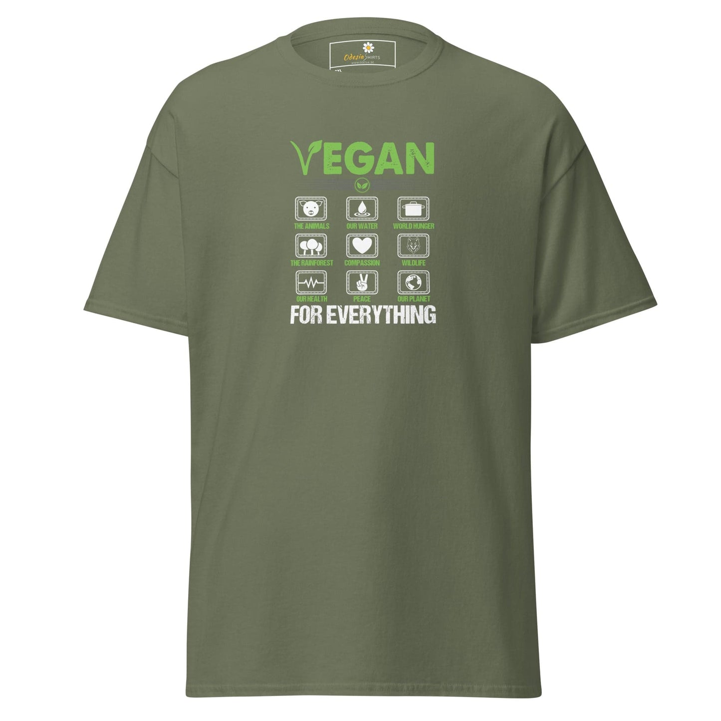 Art T-shirt Design Tee • Men / Women • [2xl-5xl] - Military Green / 2xl