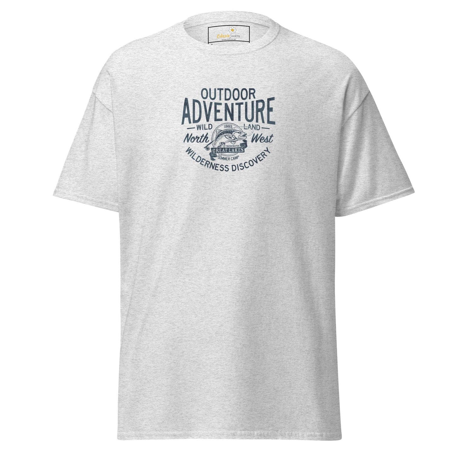 Unisex classic t-shirt - SPORT OUTDOOR ADVENTURE - REGULAR - Ash / S
