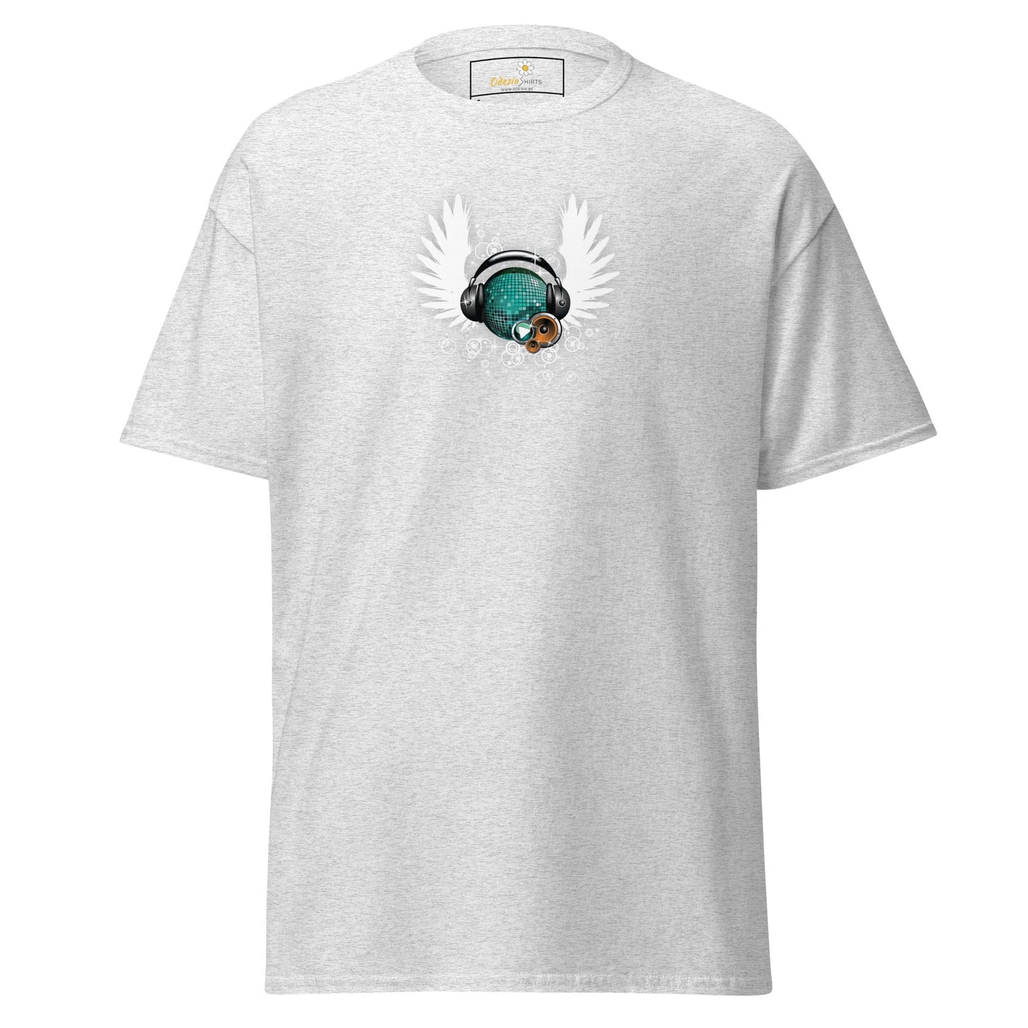 Unisex classic tee - MUSIC WINGS - REGULAR - Ash / S