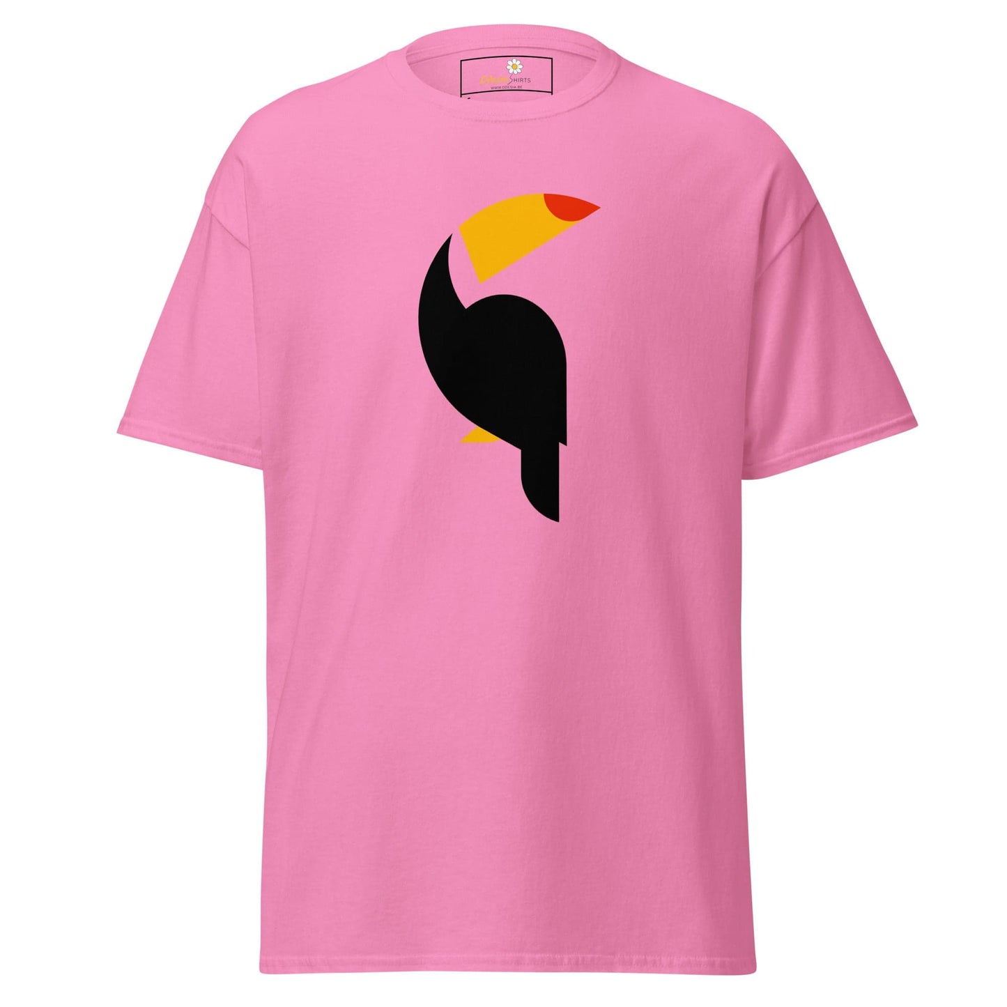Unisex classic t-shirt - WILD LIFE TOUCAN - REGULAR - Azalea / S