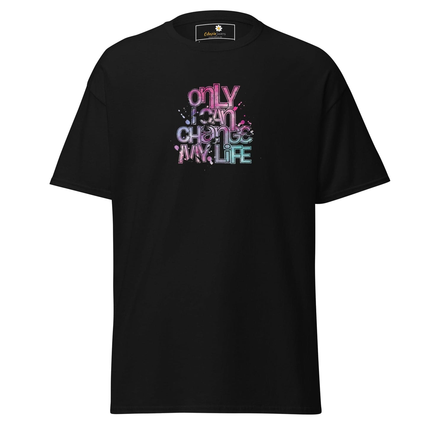 Unisex classic tee - TEXT ONLY I CAN CHANGE - REGULAR - Black / S