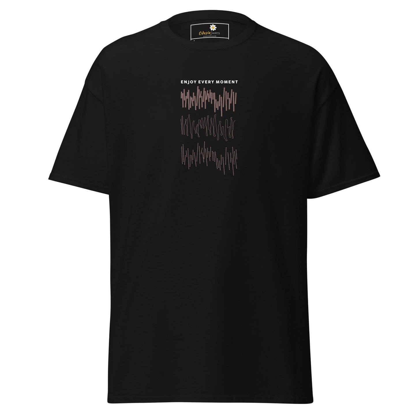Unisex classic t-shirt - POSITIVE ENJOY EVERY MOMENT - REGULAR - Black / S