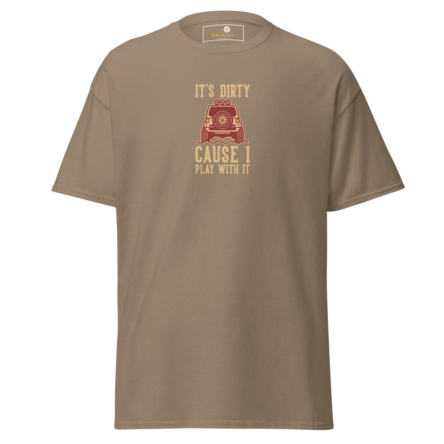 Unisex classic tee - MISC DIRTY CAUSE I PLAY - REGULAR - Brown Savana / S