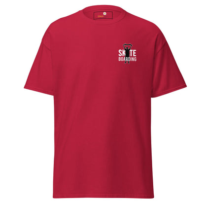 Unisex classic t-shirt - SPORT SKATEBOARDING - REGULAR - Cardinal / S