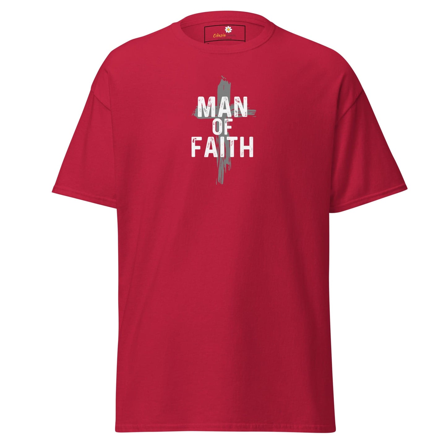 Unisex classic tee - SPIRITUAL MAN OF FAITH - REGULAR - Cardinal / S