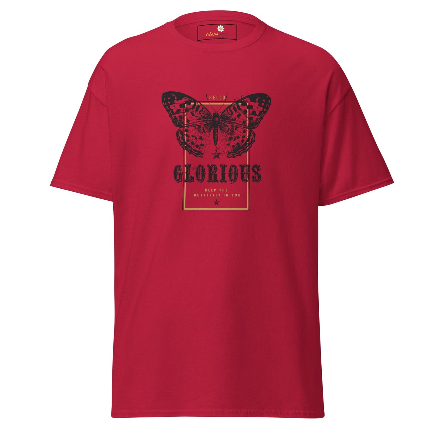 Unisex classic tee - ANIMALS GLORIOUS BUTTERFLY - REGULAR - Cardinal / S