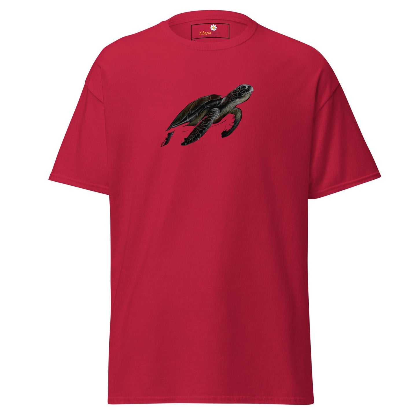 Unisex classic tee - WILD LIFE SEA TURTLE - REGULAR - Cardinal / S