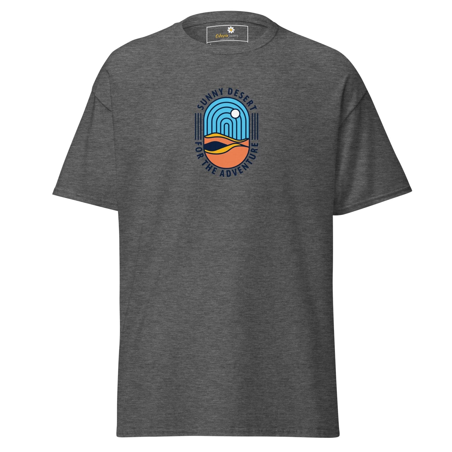 Unisex classic tee - SUMMER SUNNY DESERT - REGULAR - Dark Heather / S
