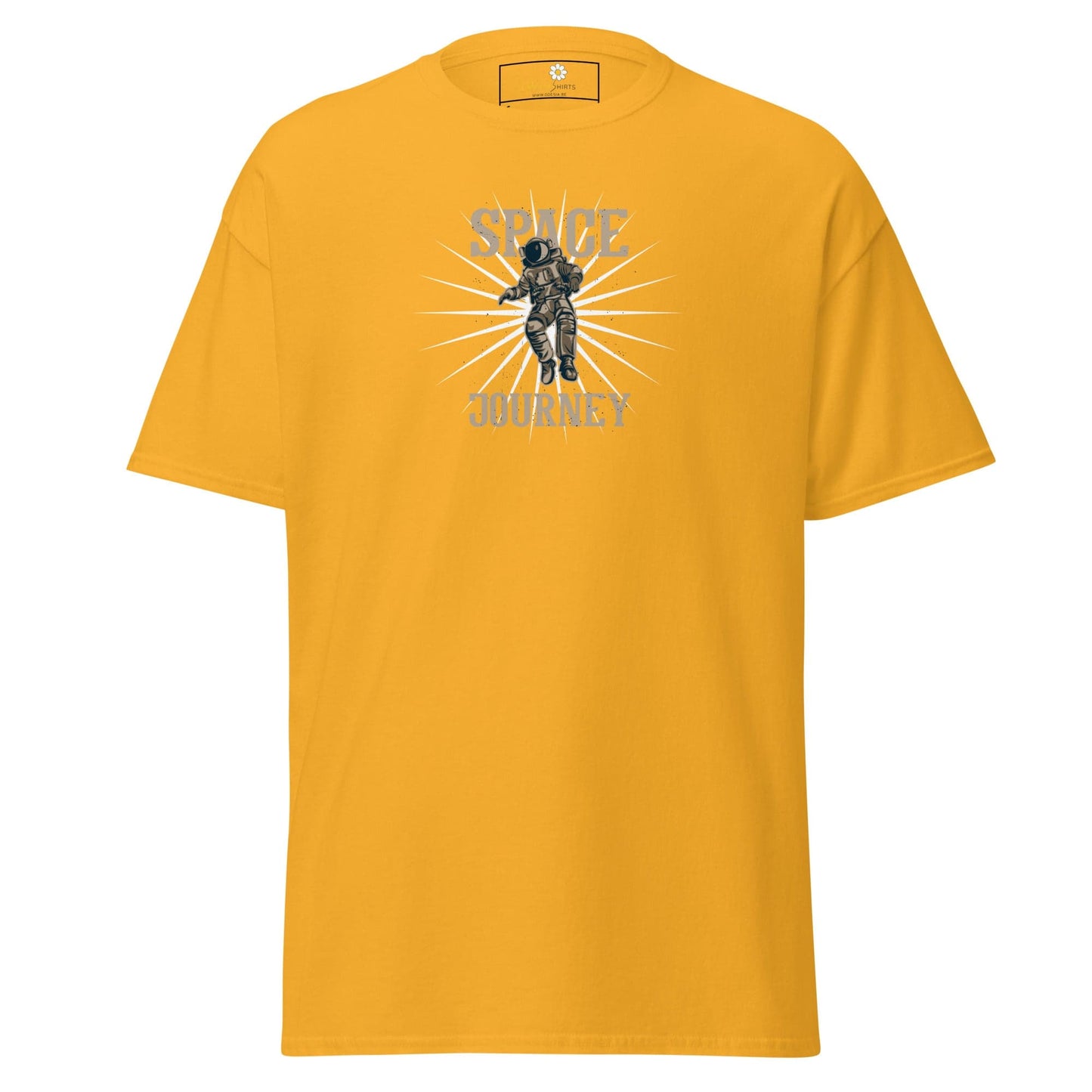 Unisex classic tee - ASTRONAUT SPACE JOURNEY - REGULAR - Gold / S