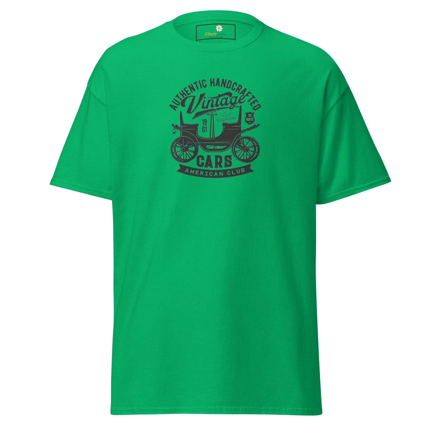 Unisex classic t-shirt - VINTAGE OLD CAR - REGULAR - Irish Green / S