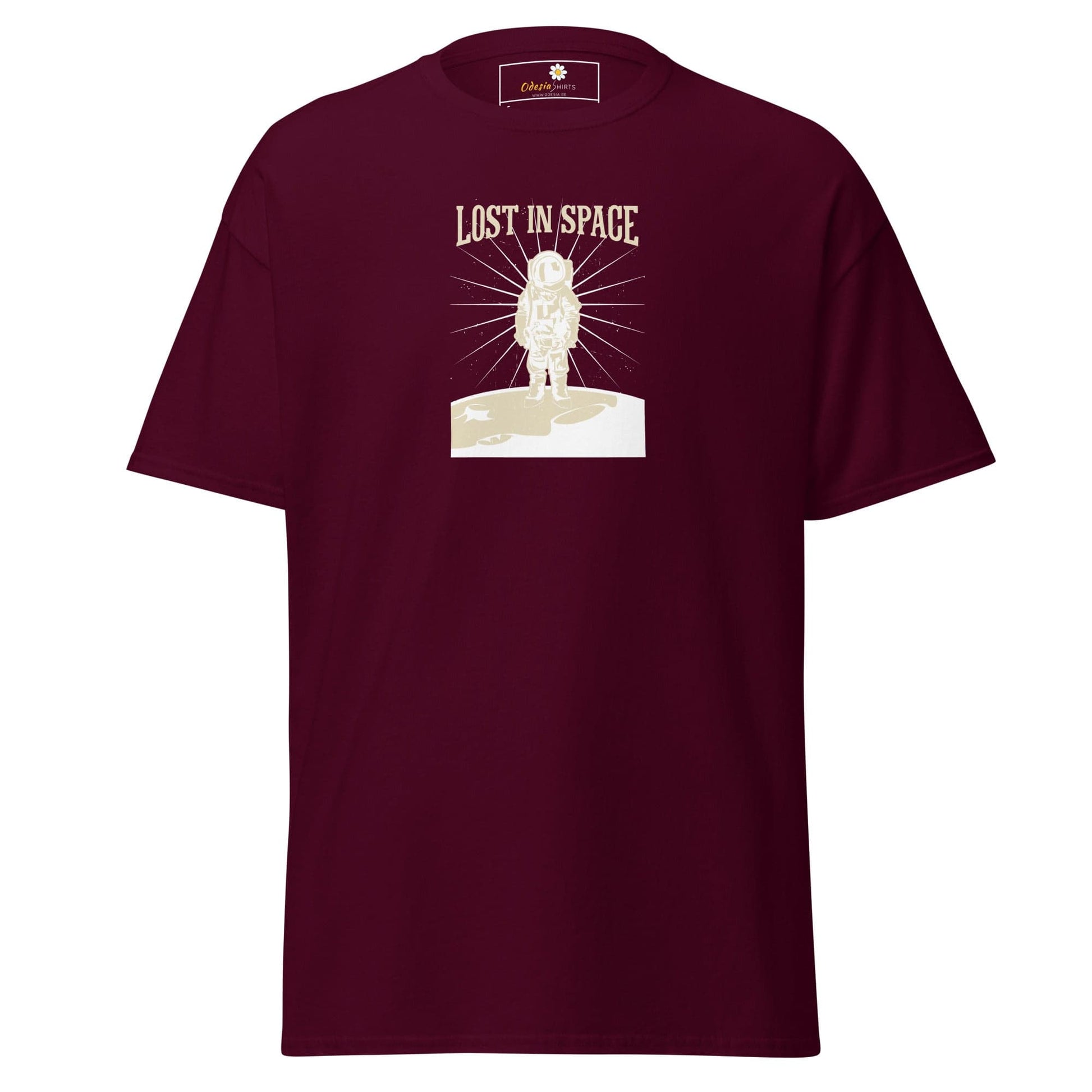 Unisex classic tee - ASTRONAUT LOST IN SPACE - REGULAR - Maroon / S