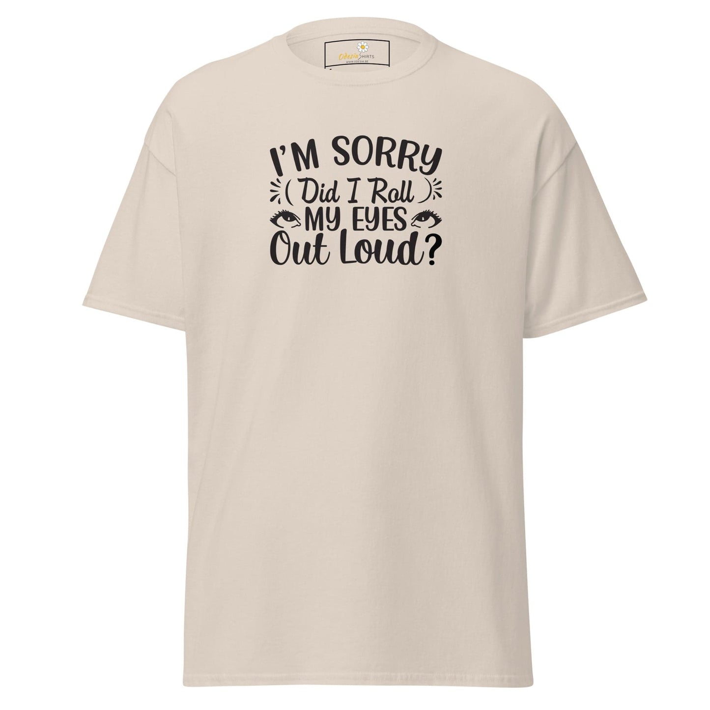 Unisex classic t-shirt - FUN TEXT DID I ROLL - REGULAR - Natural / S
