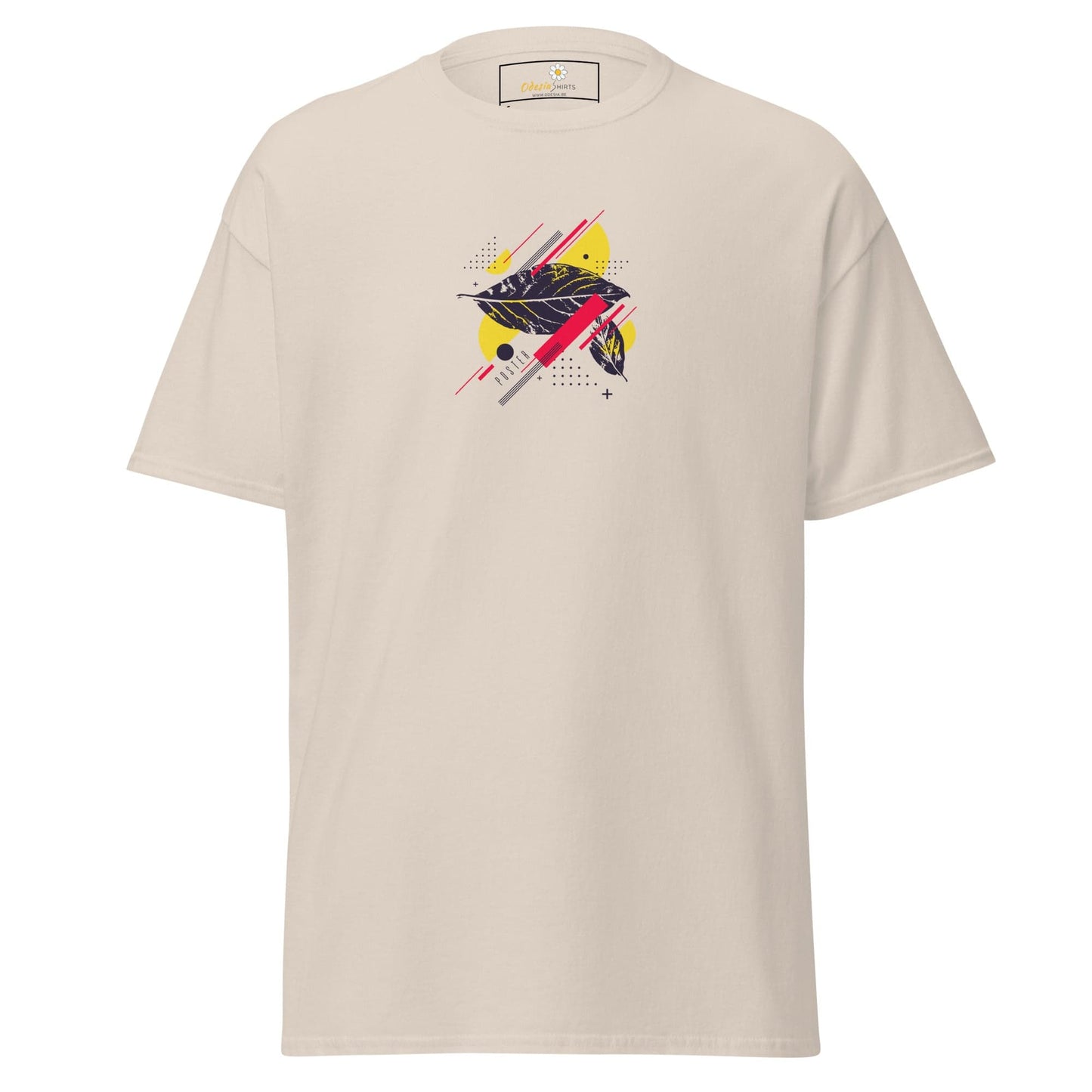 Unisex classic t-shirt - ABSTRACT SHAPES - REGULAR - Natural / S