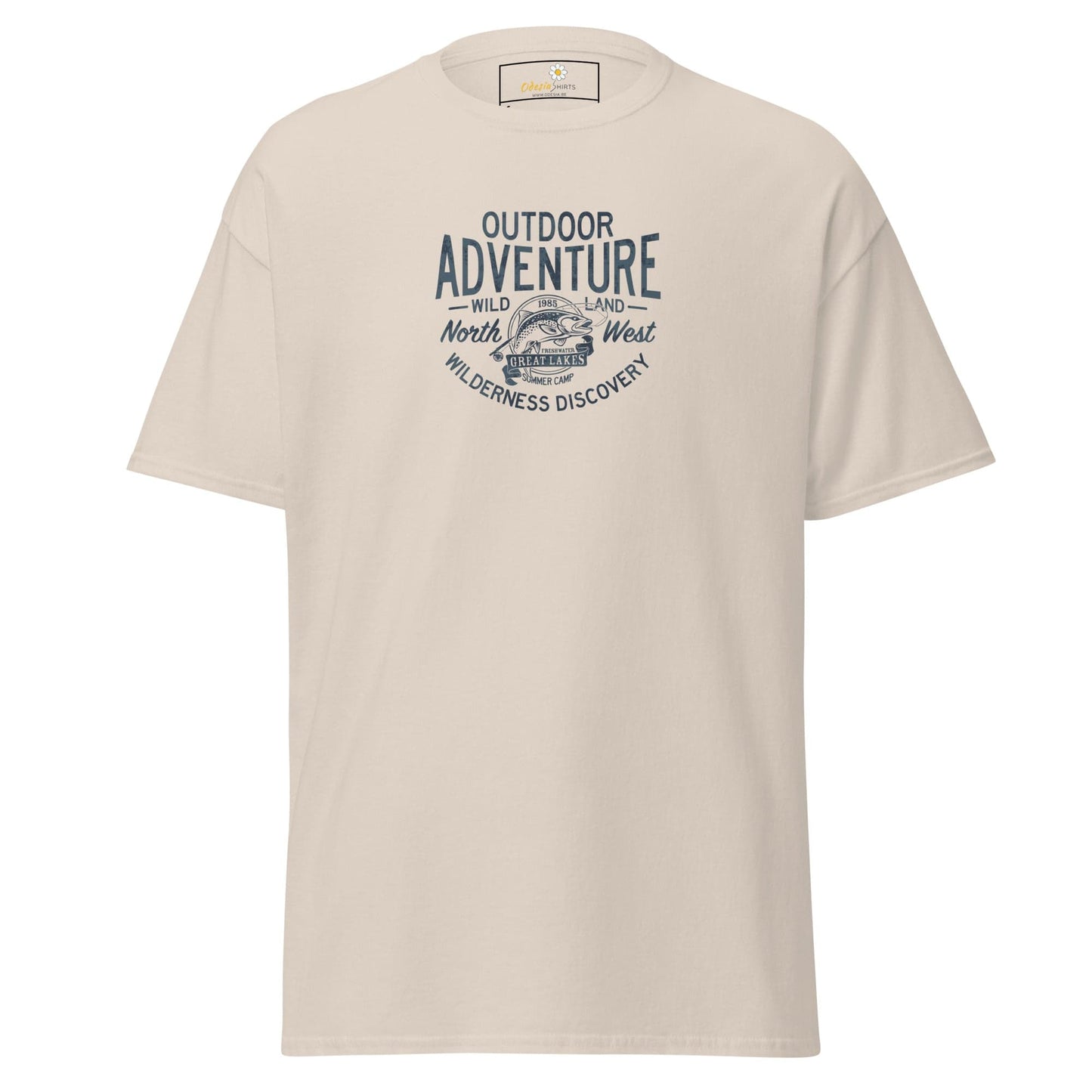 Unisex classic t-shirt - SPORT OUTDOOR ADVENTURE - REGULAR - Natural / S