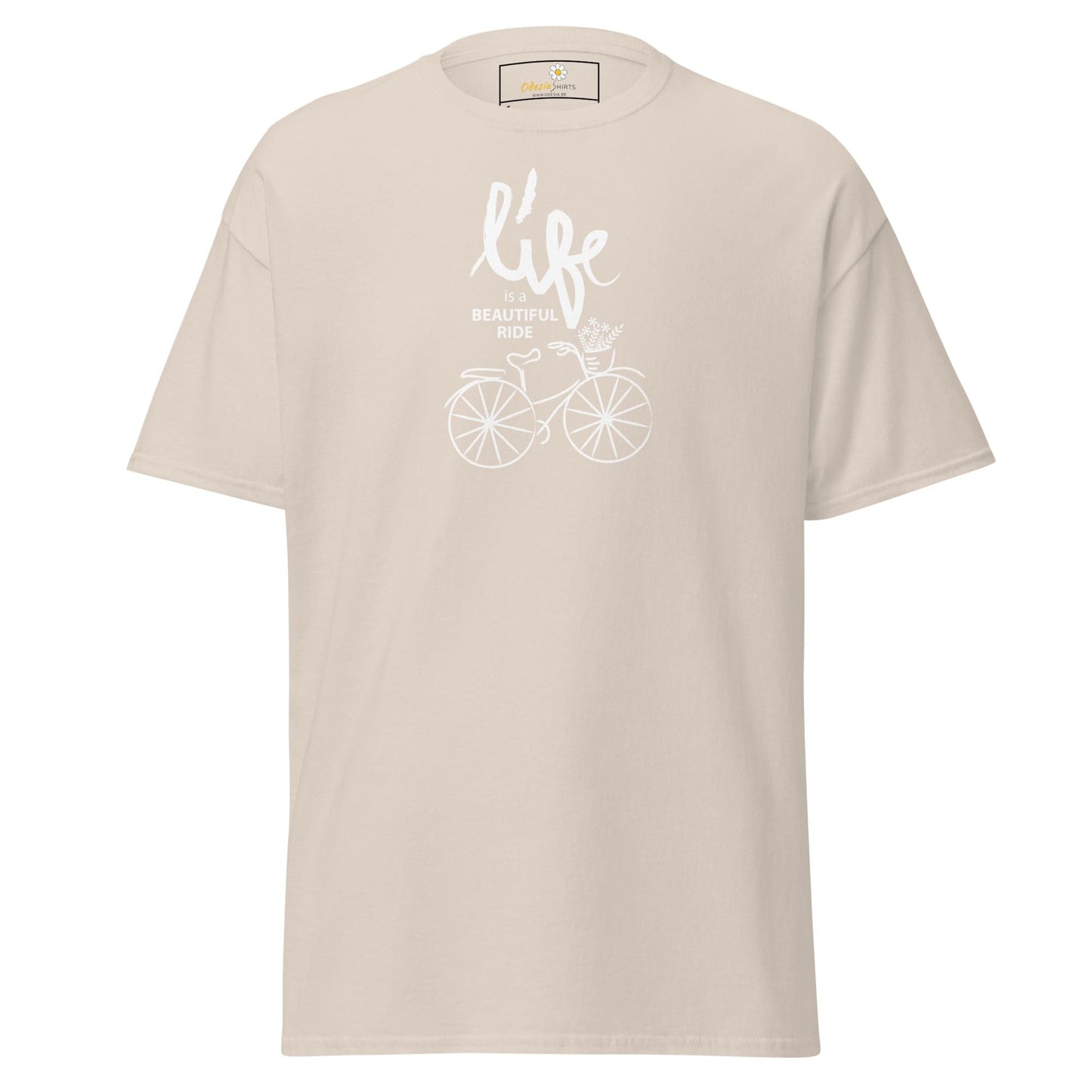Unisex classic tee - SPORT POSITIVE LIFE BEAUTIFUL - REGULAR - Natural / S