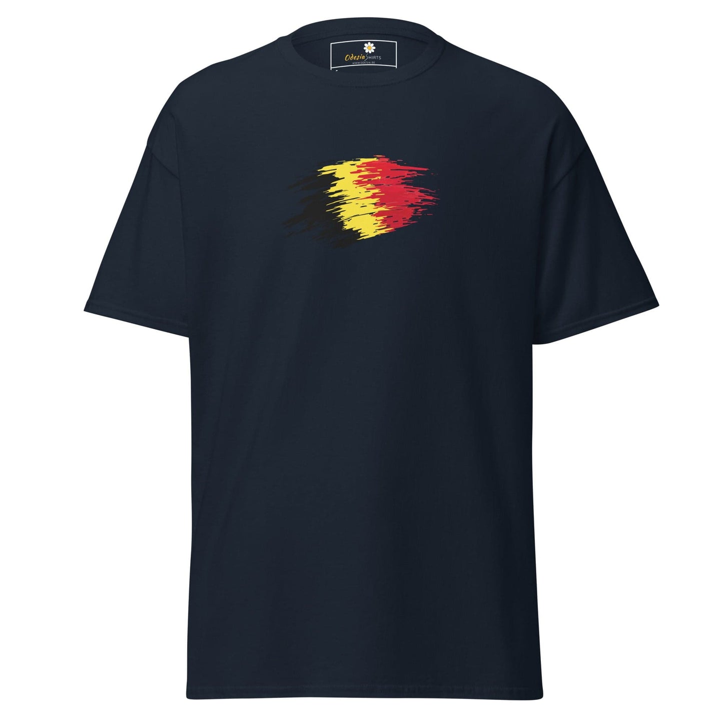 Unisex classic tee - COUNTRY BELGIUM SHAPE - REGULAR - Navy / S