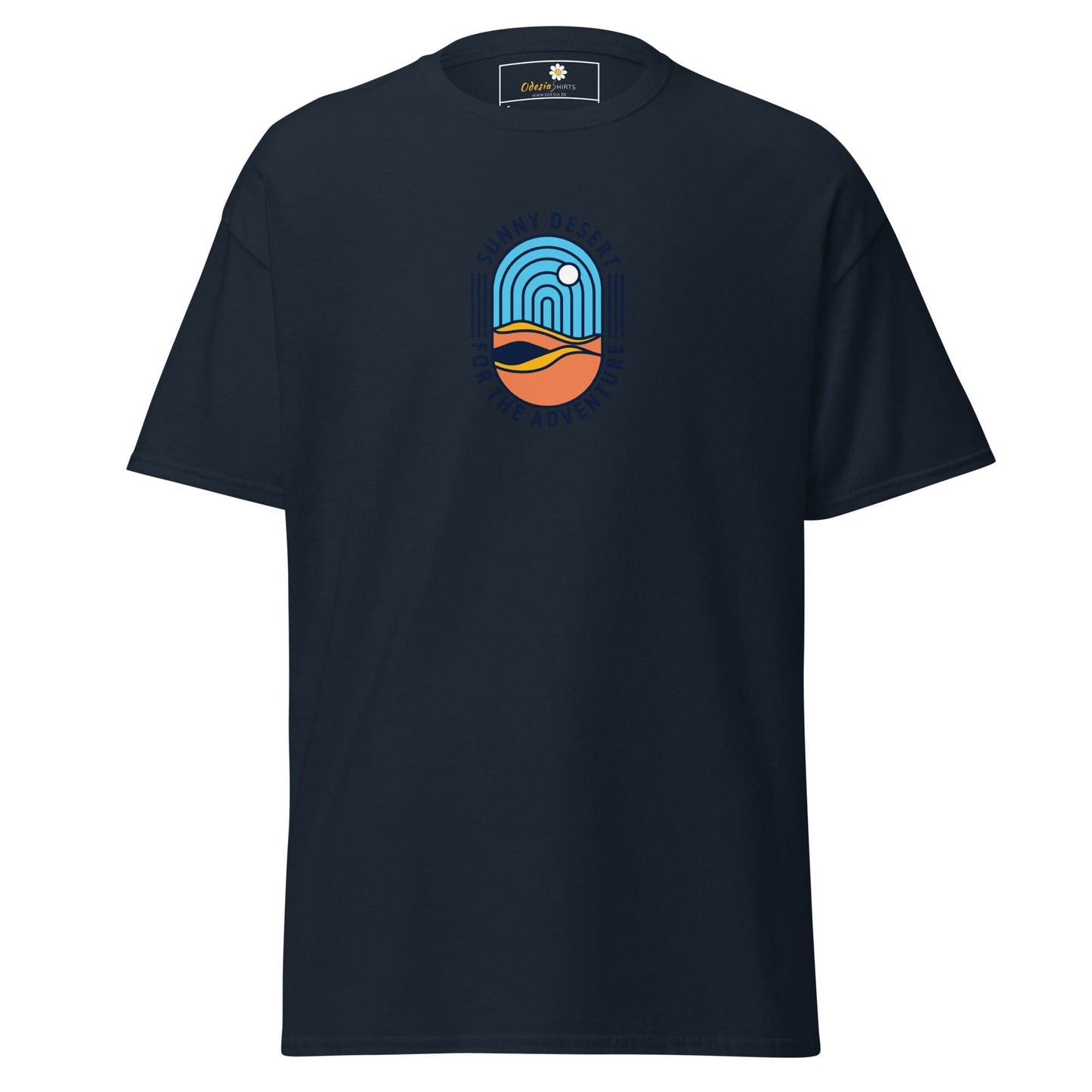 Unisex classic tee - SUMMER SUNNY DESERT - REGULAR - Navy / S