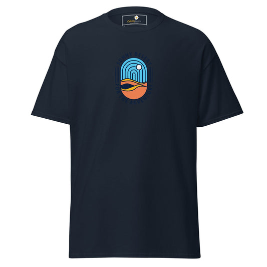 Unisex classic tee - SUMMER SUNNY DESERT - REGULAR - Navy / S