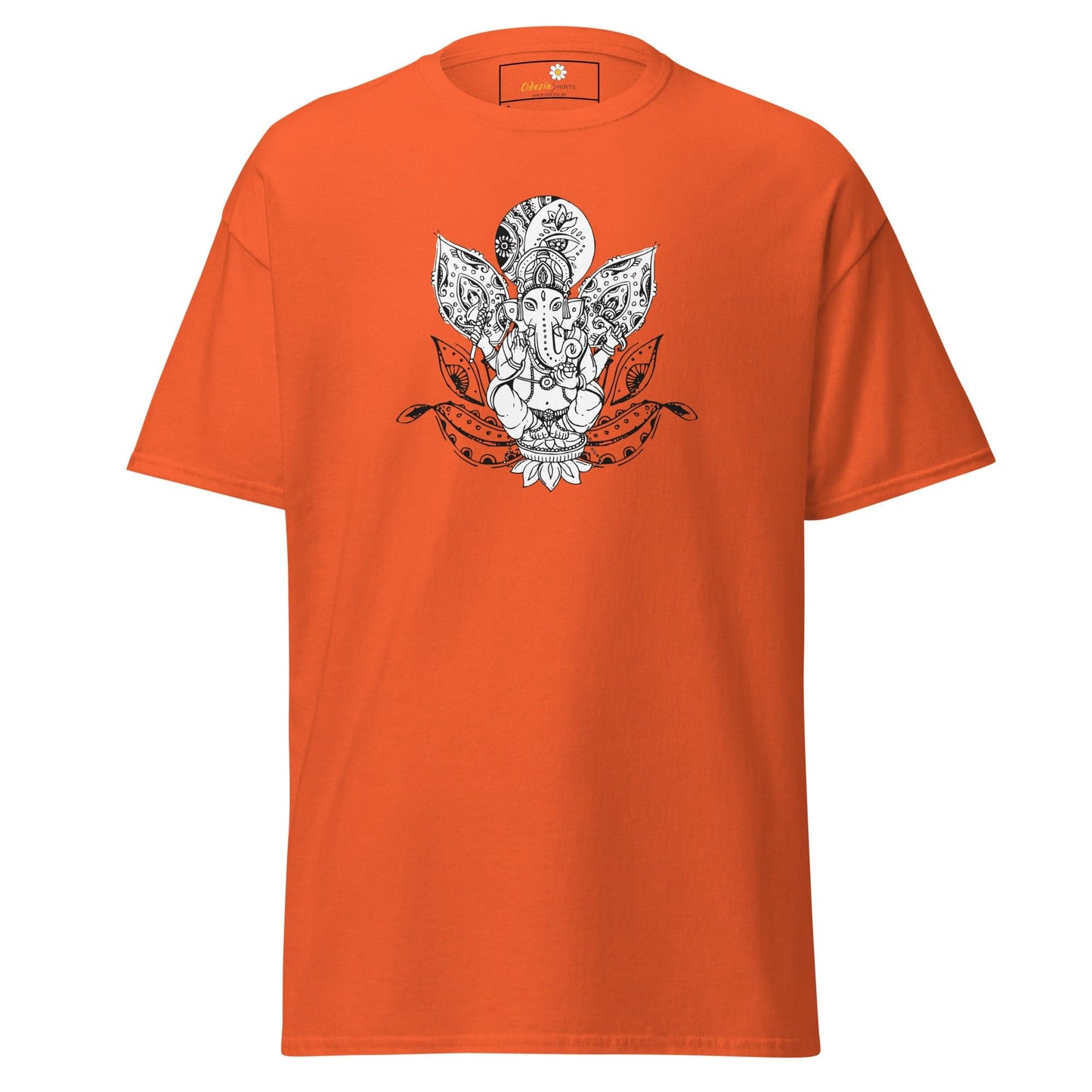 Unisex classic t-shirt - SPIRITUAL GANESH - REGULAR - Orange / S