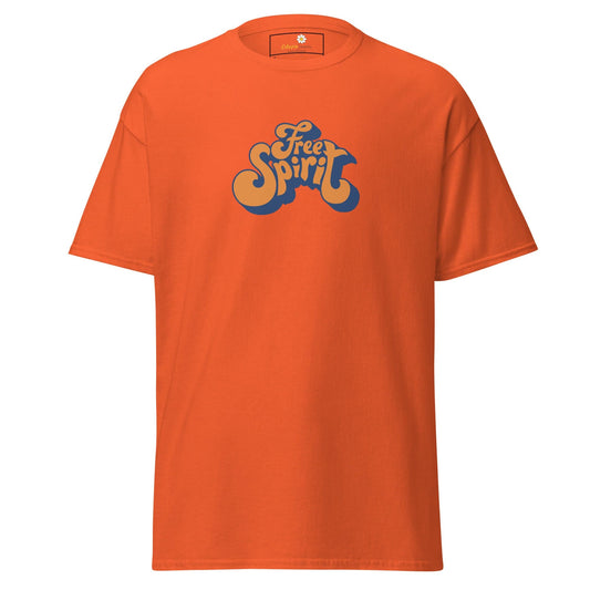 Unisex classic tee - TEXT MISC FREE SPIRIT - REGULAR - Orange / S