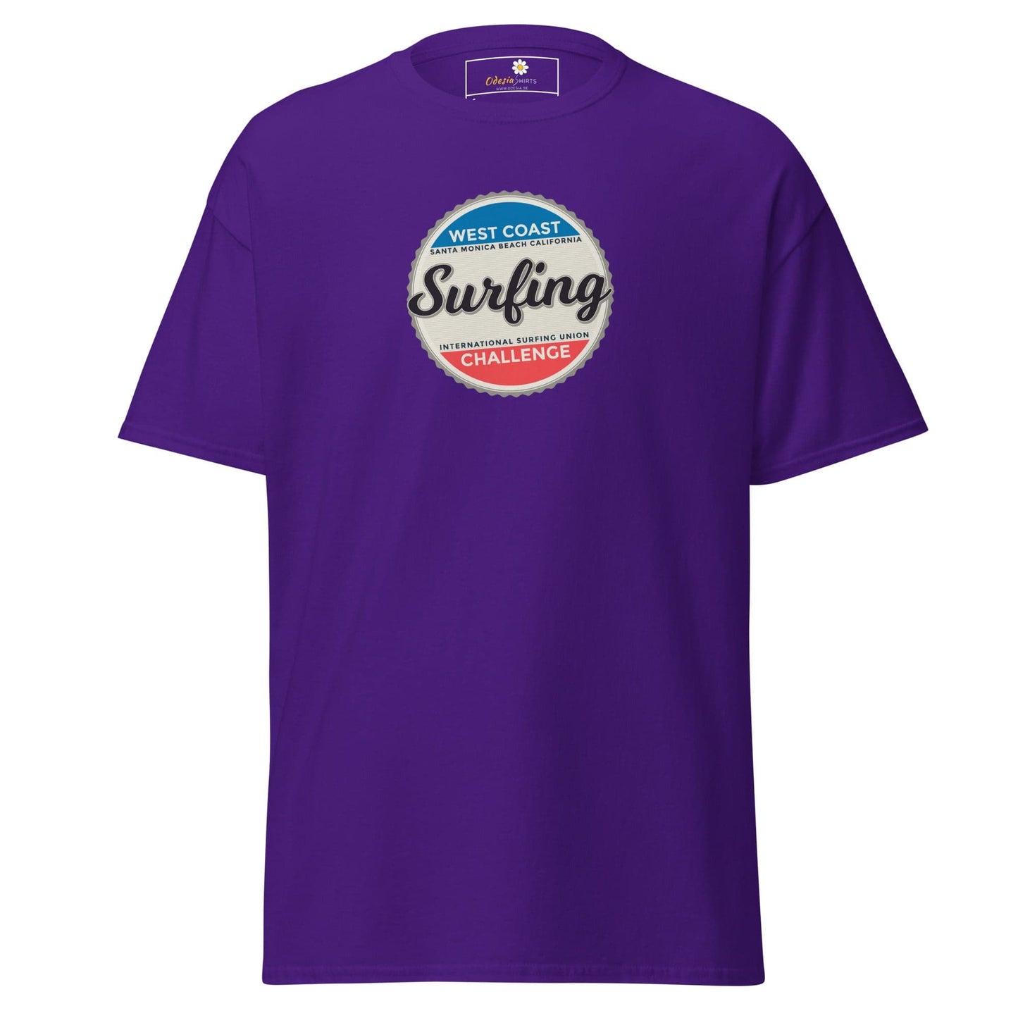 Unisex classic tee - SPORT SURFING COAST - REGULAR - Purple / S