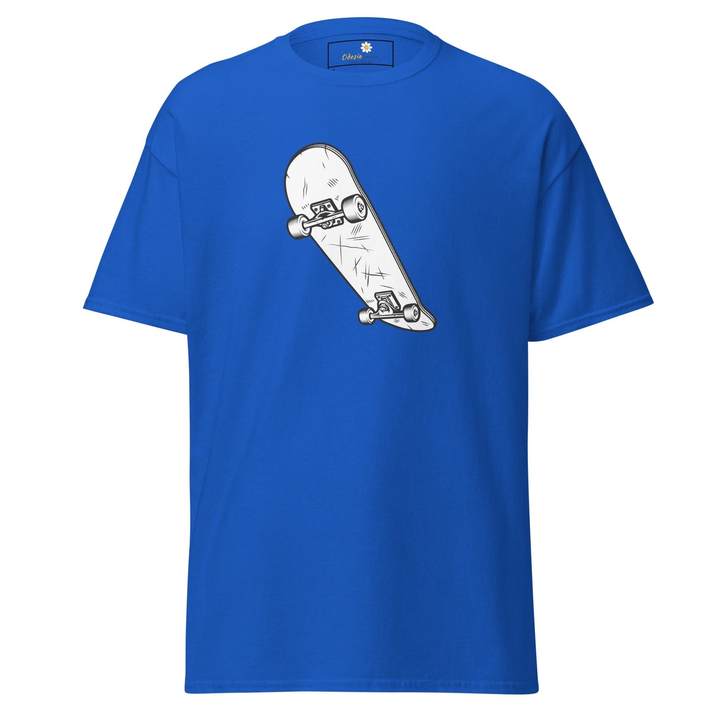 Unisex classic t-shirt - SPORT SKATEBOARD - REGULAR - Royal / S