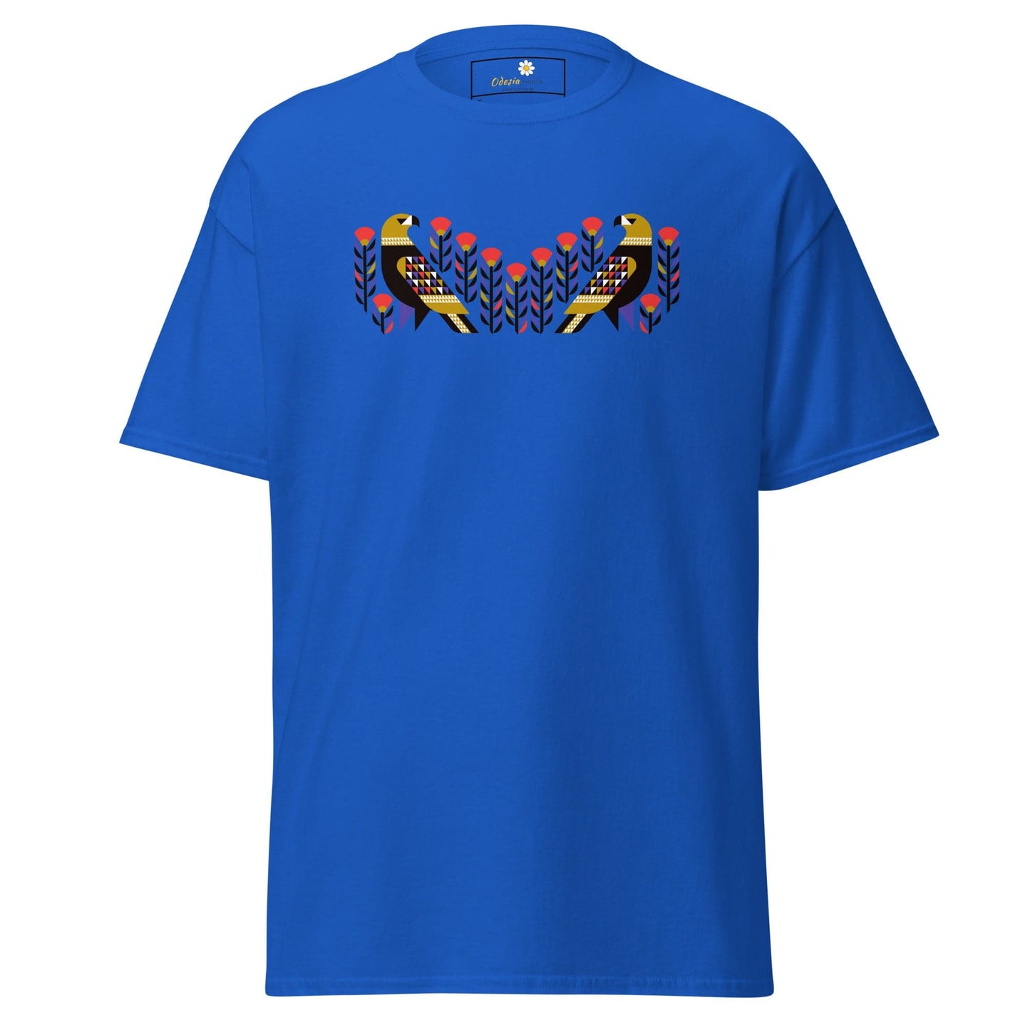 Unisex classic tee - WILD LIFE PERU BIRDS - REGULAR - Royal / S