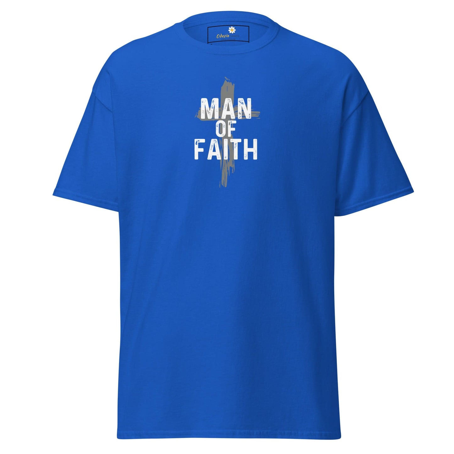 Unisex classic tee - SPIRITUAL MAN OF FAITH - REGULAR - Royal / S