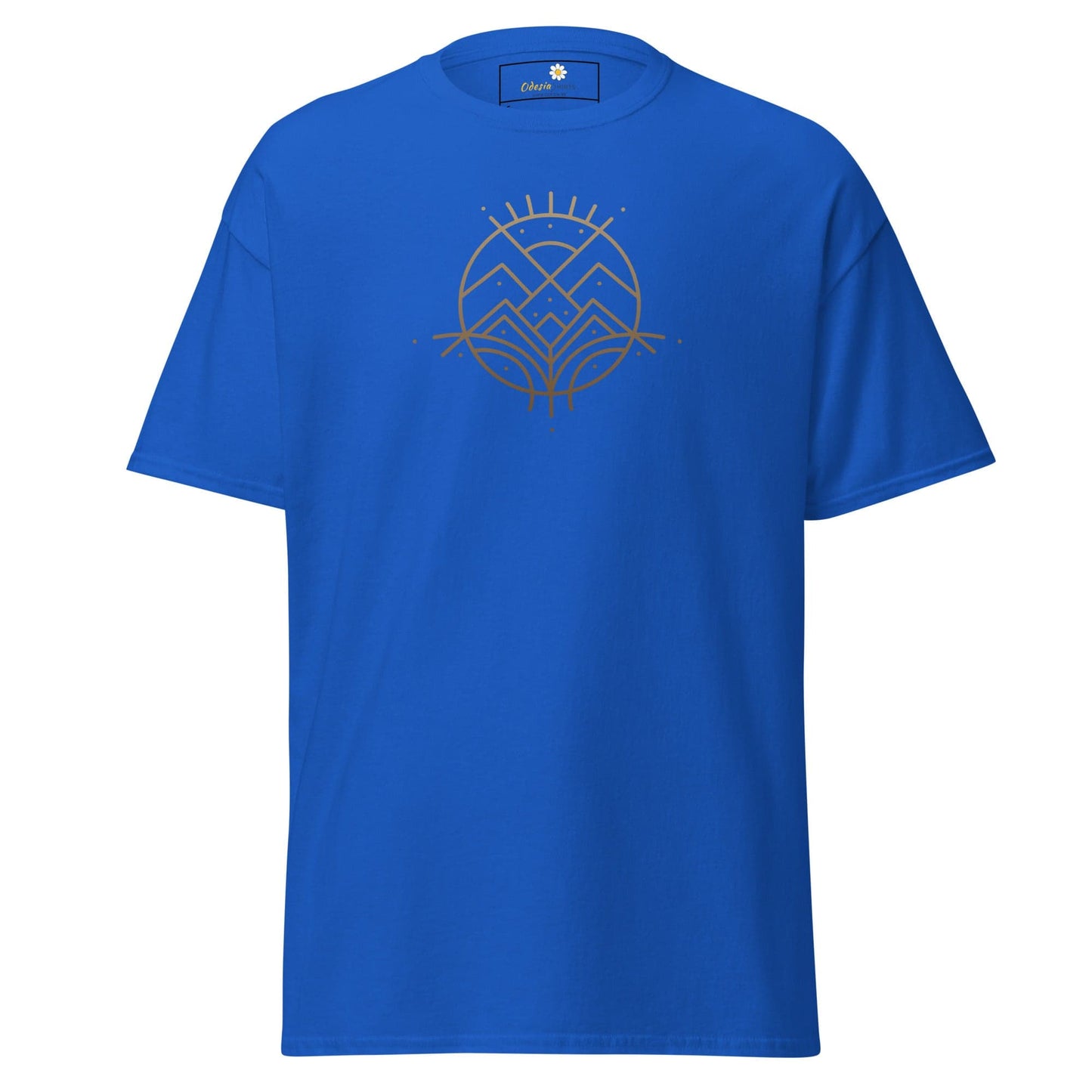 Unisex classic tee - ABSTRACT LANDSCAPE - REGULAR - Royal / S