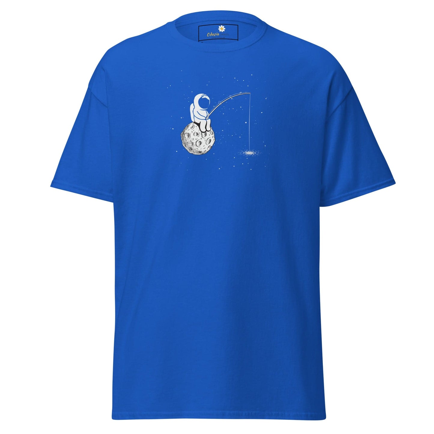 Unisex classic t-shirt - ASTRONAUT FISHING - REGULAR - Royal / S
