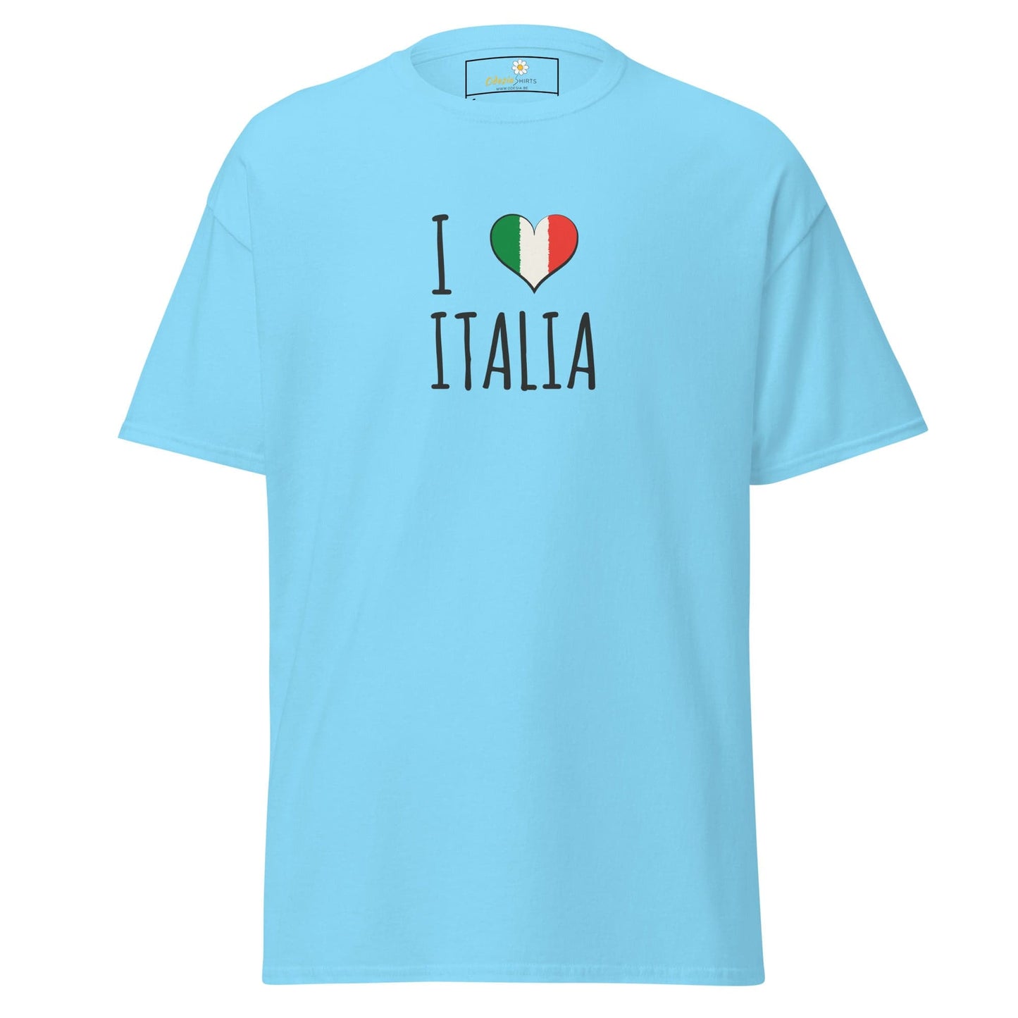 Unisex classic tee - COUNTRY I LOVE ITALY - REGULAR - Sky / S