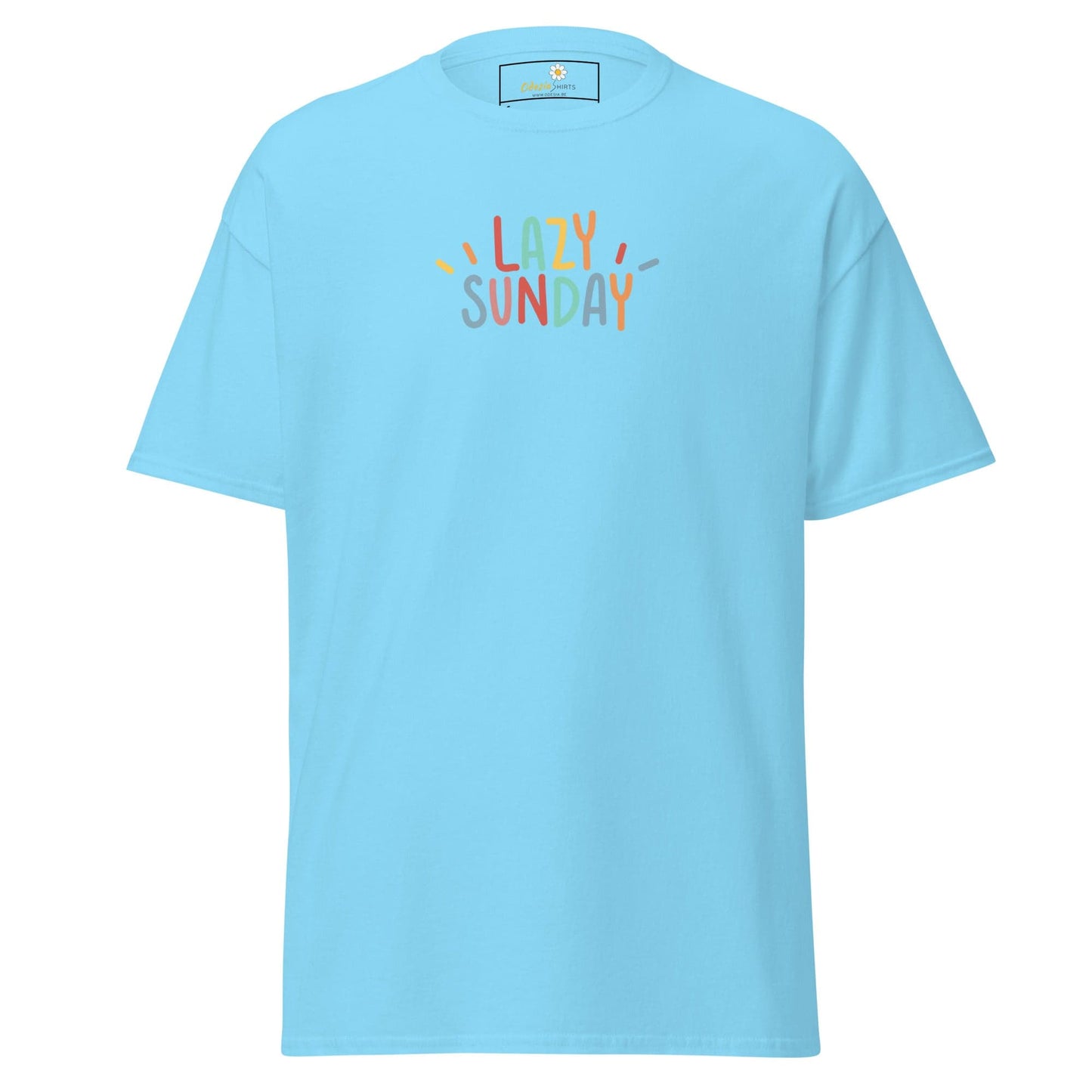 Unisex classic tee - MISC LAZY SUNDAY - REGULAR - Sky / S