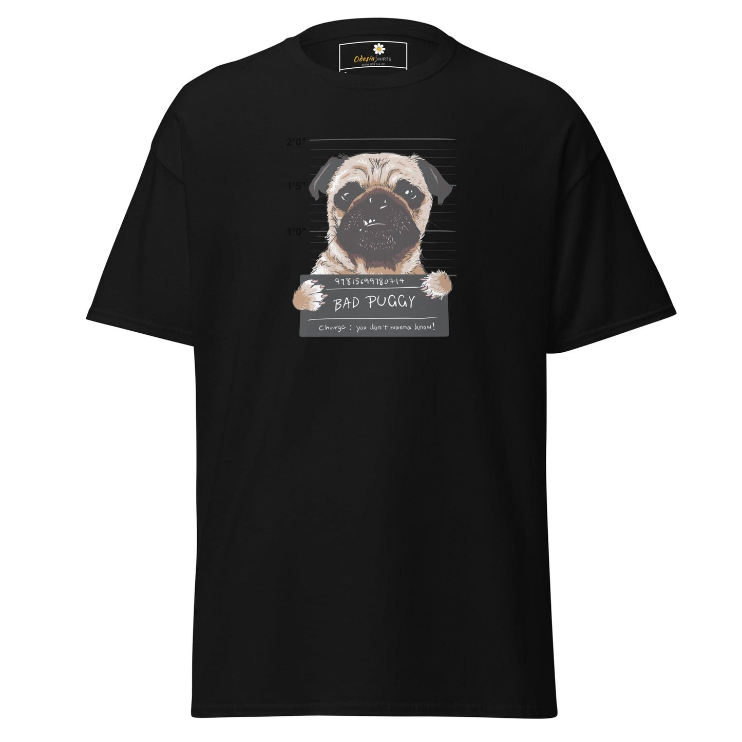 Unisex classic t-shirt - ANIMALS BAD PUPPY - REGULAR - Black / S