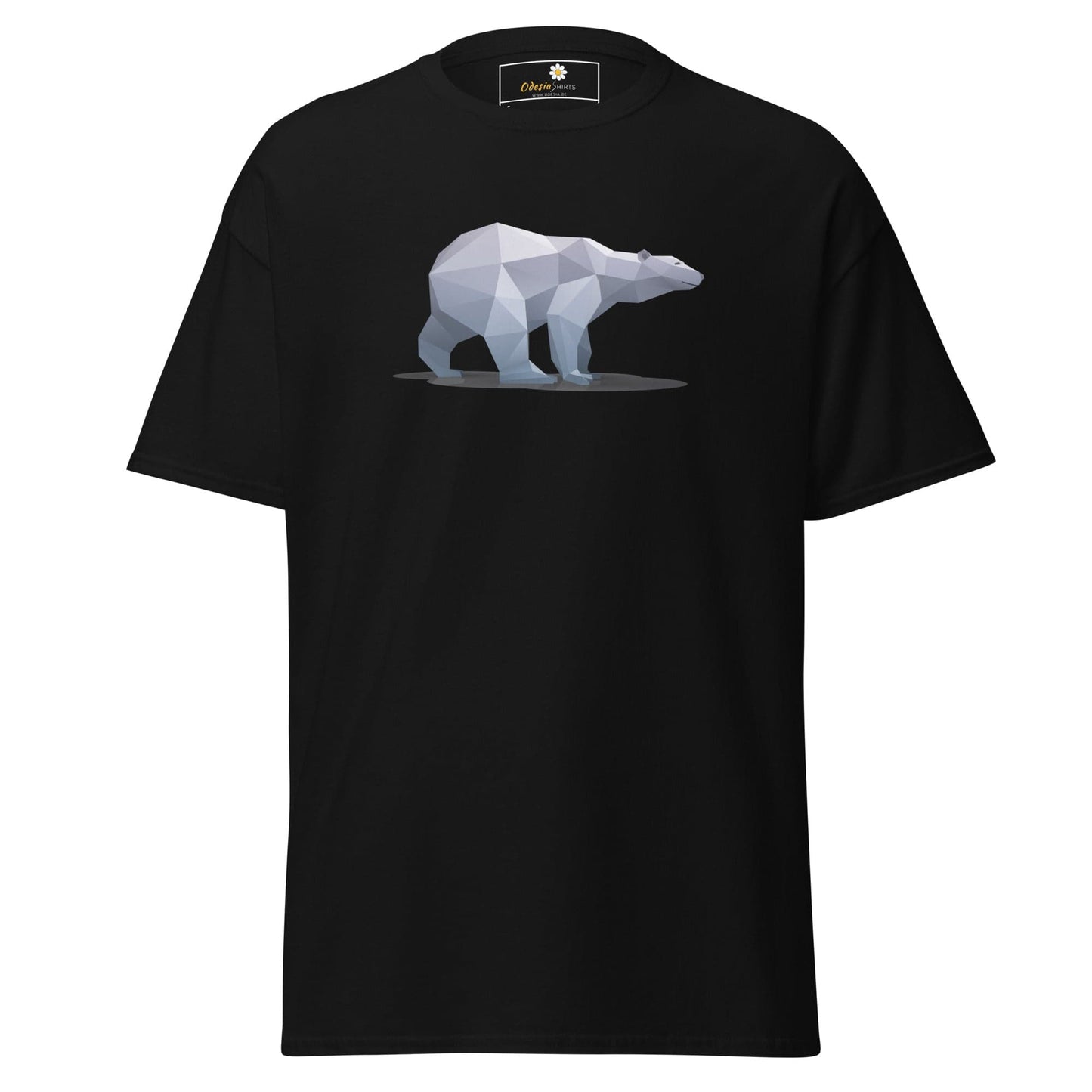 Unisex classic t-shirt - WILD LIFE ICE BEAR - REGULAR - Black / S