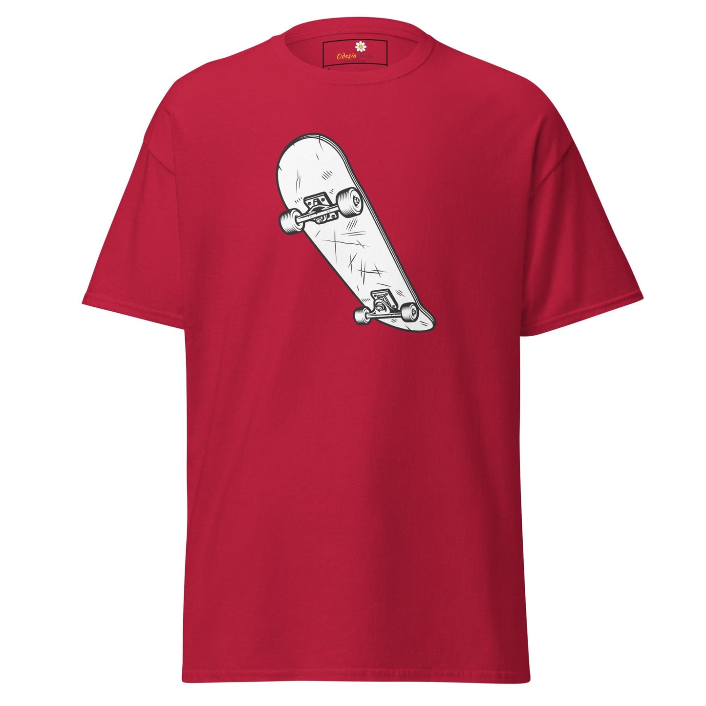 Unisex classic t-shirt - SPORT SKATEBOARD YEAH - REGULAR - Cardinal / S