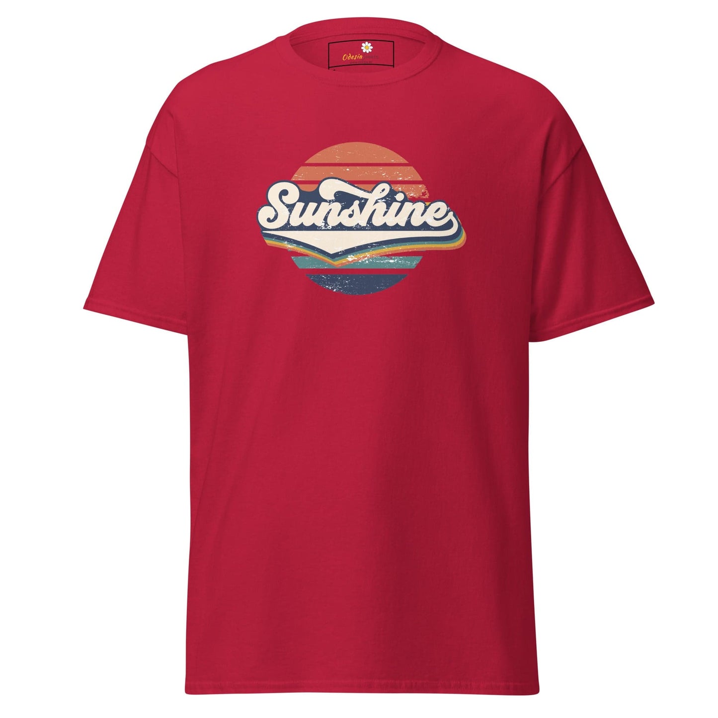 Unisex classic t-shirt - SUMMER SUNSHINE - REGULAR - Cardinal / S