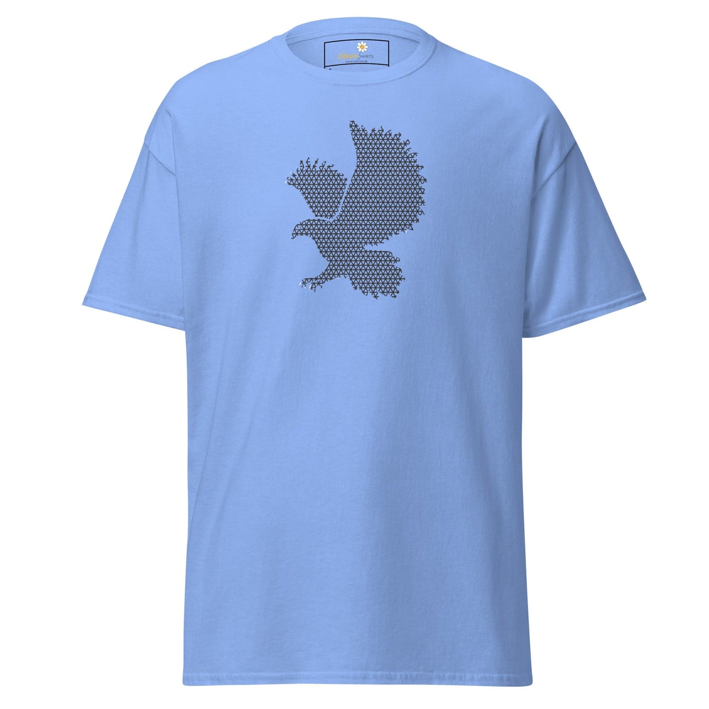 Unisex classic t-shirt - ABSTRACT BIRD - REGULAR - Carolina Blue / S