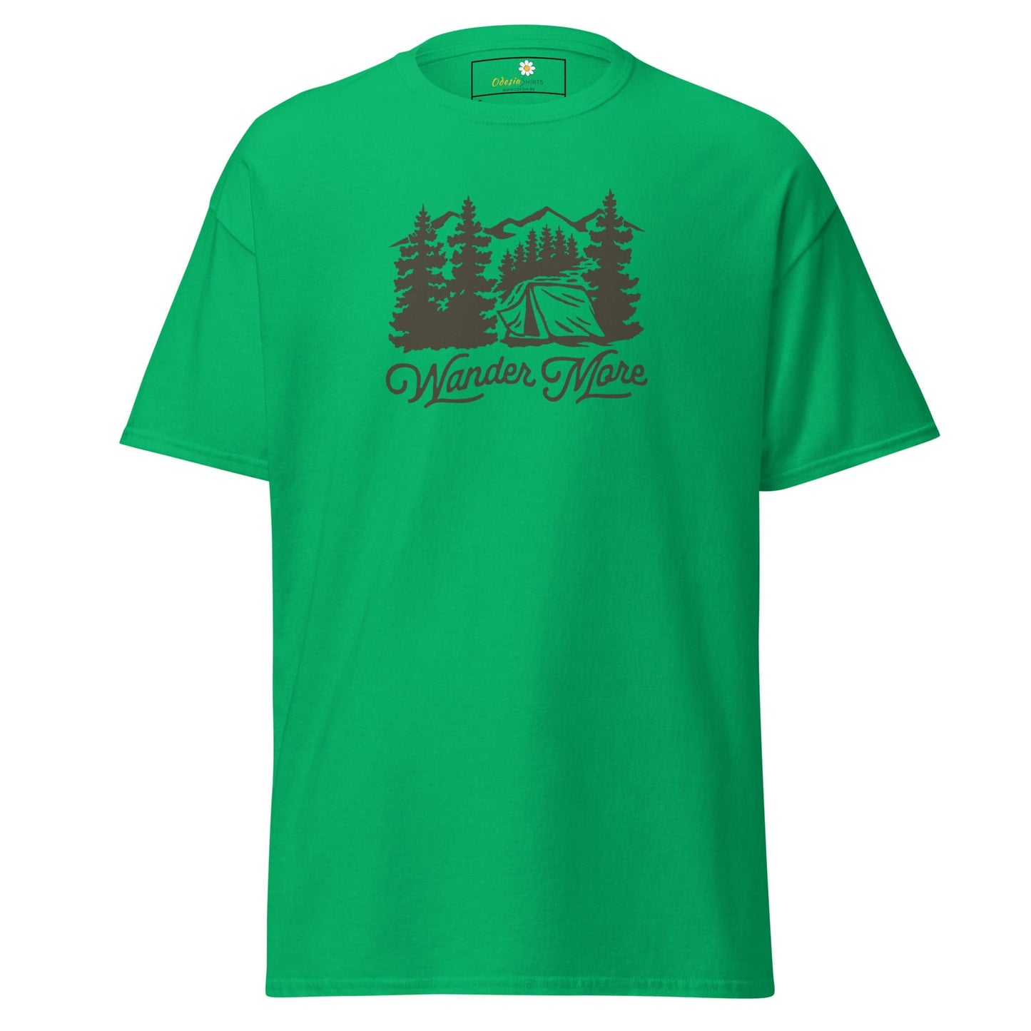 Unisex classic t-shirt - ADVENTURE OUTDOORS WANDER - REGULAR - Irish Green / S