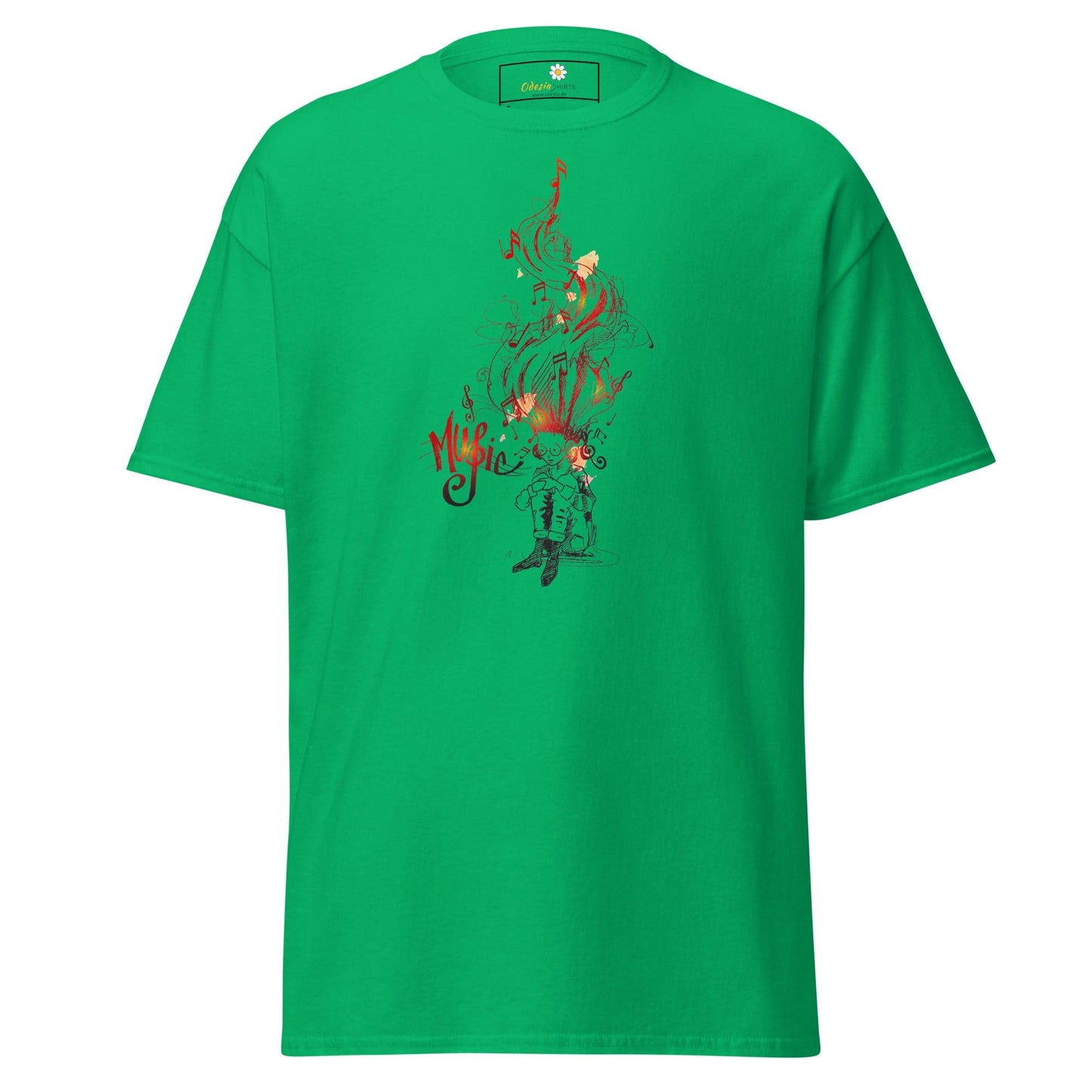 Unisex classic t-shirt - MUSIC GUY THOUGHTS - REGULAR - Irish Green / S