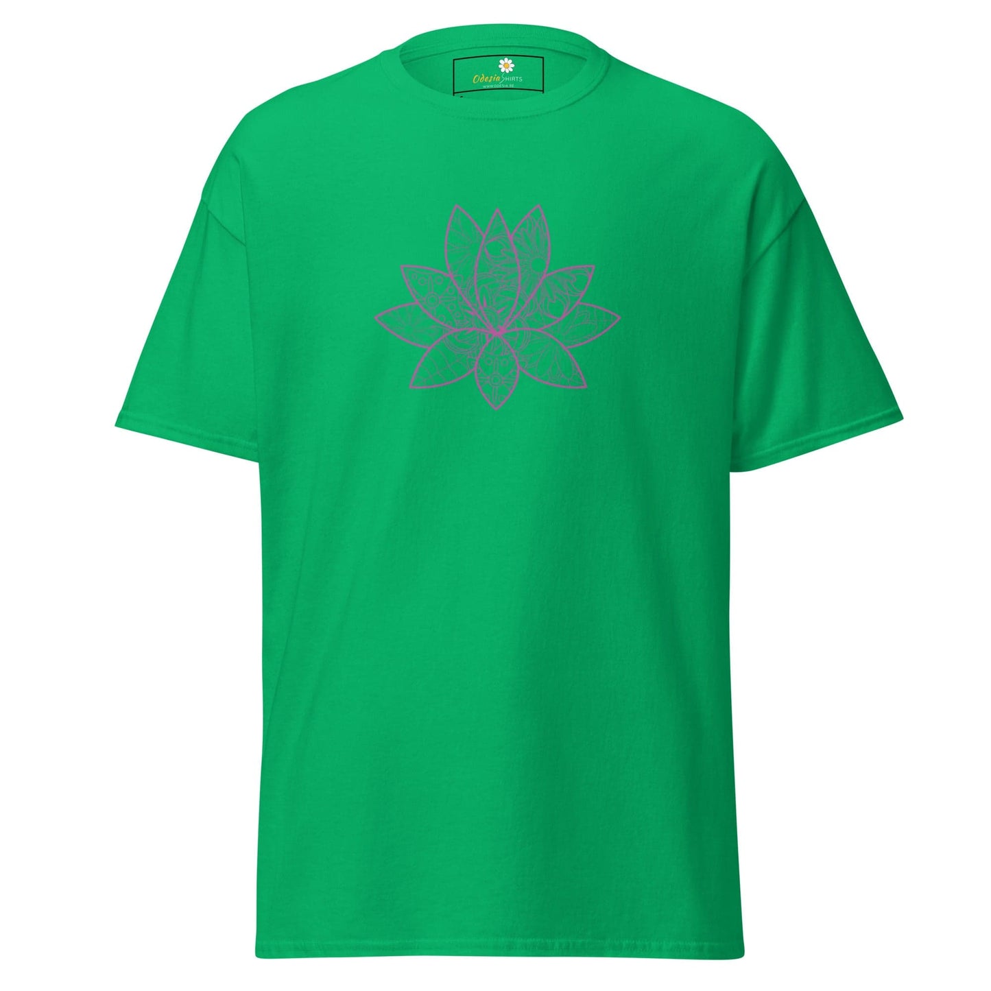 Unisex classic t-shirt - NATURE SPIRITUAL LOTUS FLOWER - REGULAR - Irish Green / S
