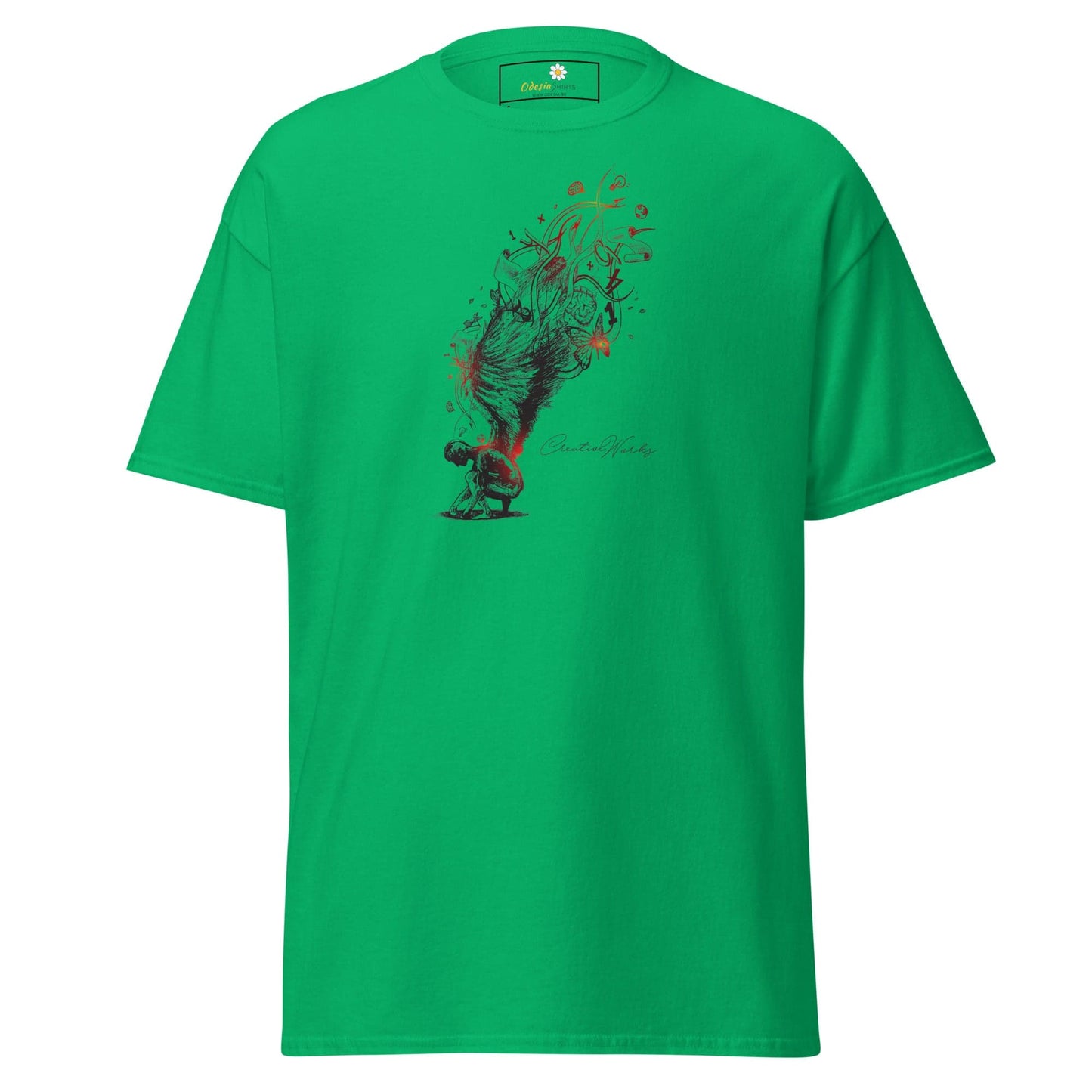 Unisex classic t-shirt - FANTASY ANGEL GLORY - REGULAR - Irish Green / S