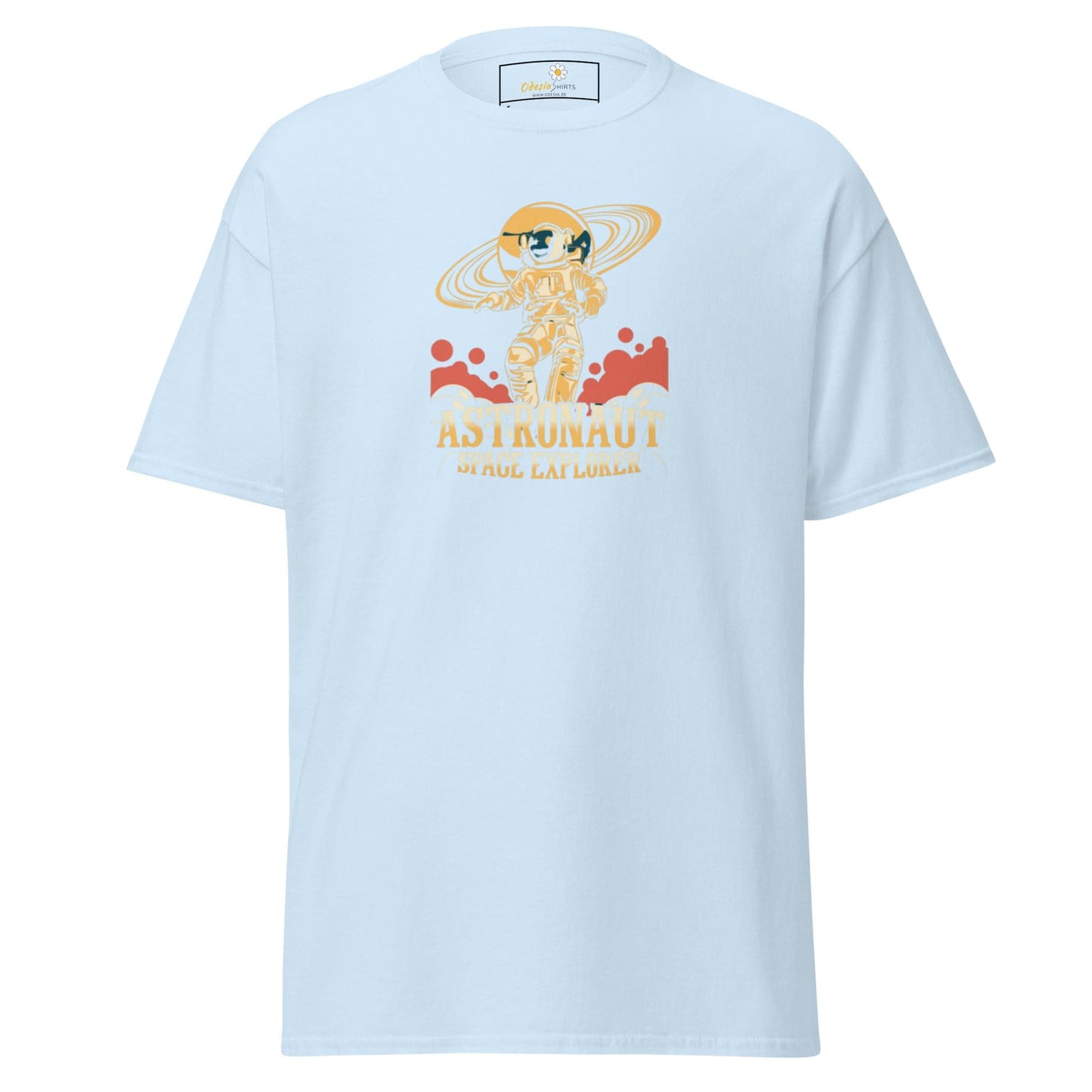 Unisex classic t-shirt - ASTRONAUT SPACE EXPLORER - REGULAR - Light Blue / S