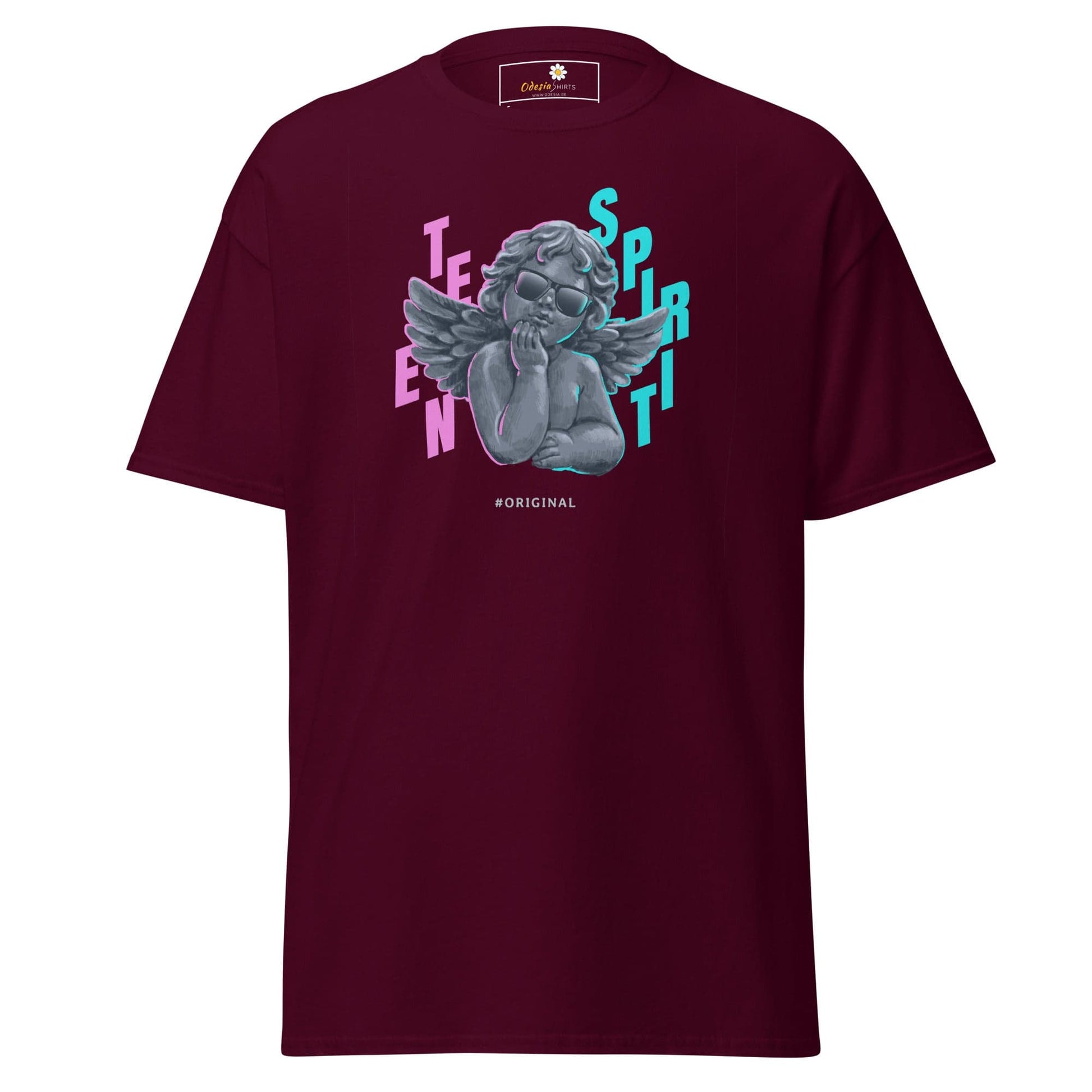 Unisex classic t-shirt - FANTASY TEEN SPIRIT - REGULAR - Maroon / S