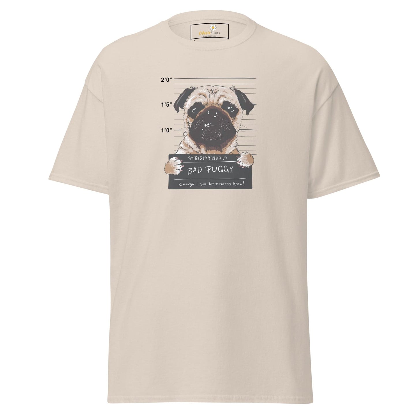 Unisex classic t-shirt - ANIMALS BAD PUPPY - REGULAR - Natural / S