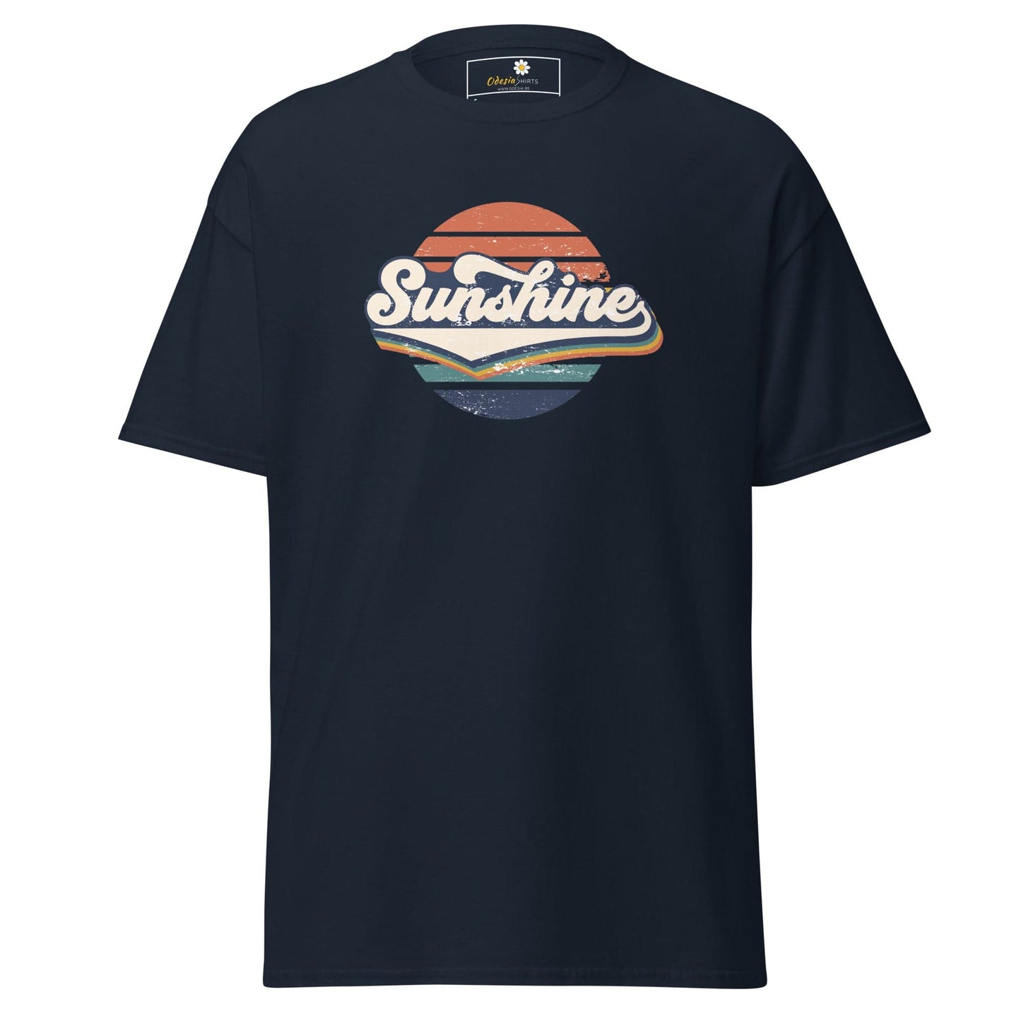 Unisex classic t-shirt - SUMMER SUNSHINE - REGULAR - Navy / S