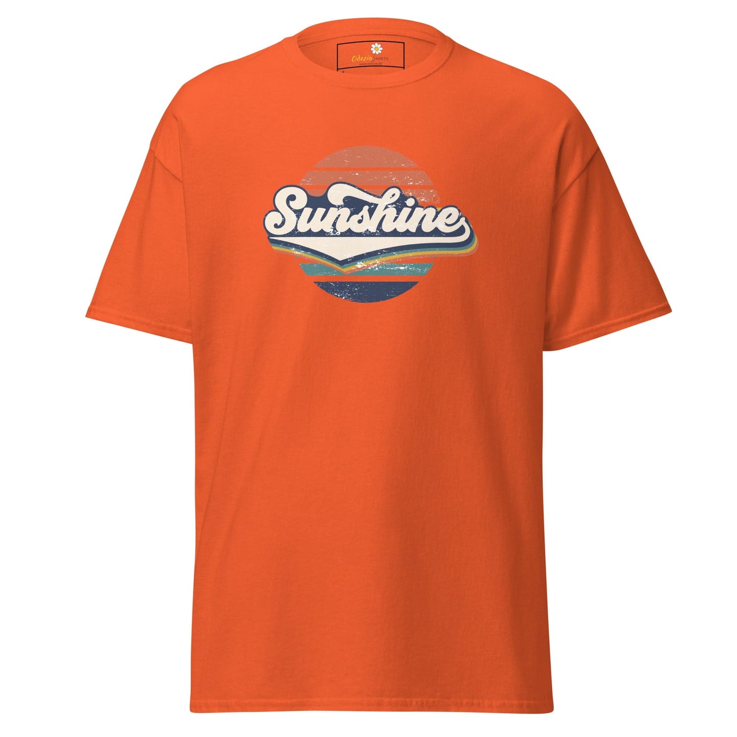 Unisex classic t-shirt - SUMMER SUNSHINE - REGULAR - Orange / S
