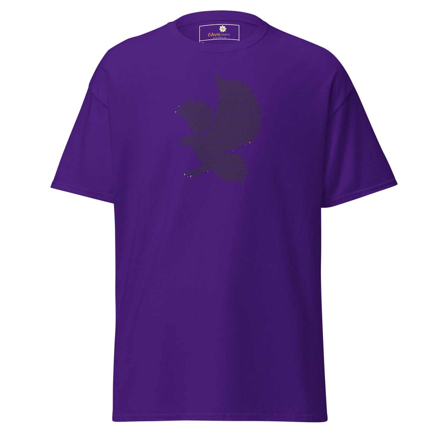 Unisex classic t-shirt - ABSTRACT BIRD - REGULAR - Purple / S